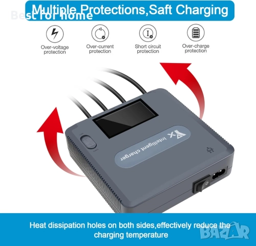   Мултифункционално зарядно устройство за DJI Mavic Air 2 / 2S , снимка 5 - Друга електроника - 52527430