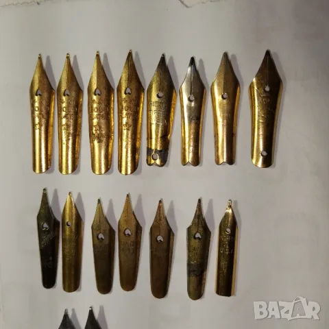 Позлатени пера за писалки, снимка 3 - Други - 47926926