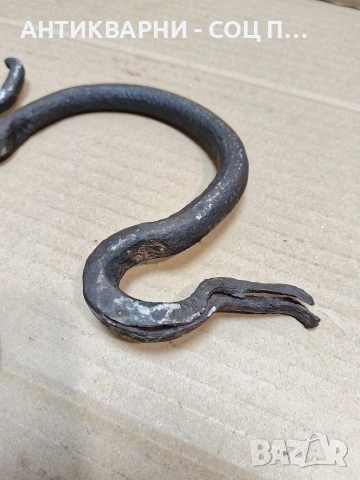 Комплект Стари Ковани Дръжки 0.520кг. НОМЕР 1326., снимка 4 - Антикварни и старинни предмети - 53940308