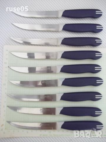 Лот от 9 бр. ножа "TRAMONTINA", снимка 2 - Прибори за хранене, готвене и сервиране - 51713051