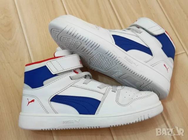 Маратонки Puma Rebound Layup Mid размер 34, снимка 11 - Детски маратонки - 56362772