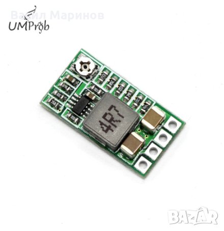 Продавам ултра малък DC-DC понижаващ преобразувател Step down Buck converter 20x11x5 мм BEC , снимка 2 - Друга електроника - 34169185