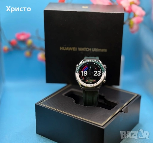 Смарт часовник Huawei Watch Ultimate, Titanium Green  