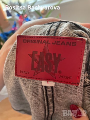 Черно дънково яке, размер М, снимка 6 - Якета - 38896198