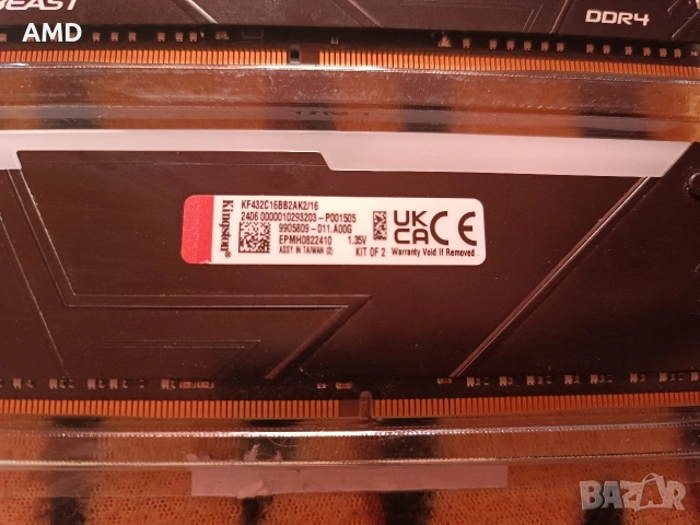 Рам Памет Kingston FURY RBG 16GB DDR4 3200 , снимка 5 - RAM памет - 54111307
