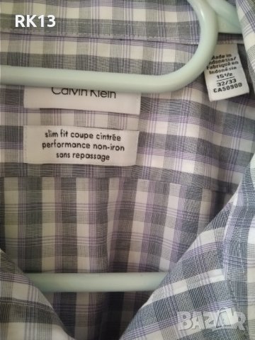 Мъжка риза Calvin Klein, снимка 4 - Ризи - 35304106