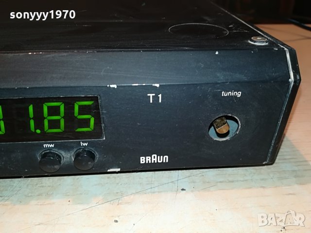 BRAUN T1 TUNER ВНОС GERMANY 0408211111, снимка 6 - Ресийвъри, усилватели, смесителни пултове - 33719403