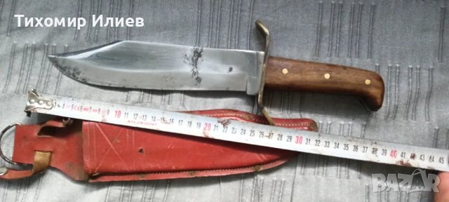 Стар голям нож тип Боуй , снимка 5 - Ножове - 50258392
