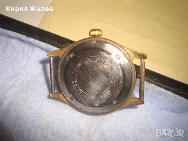 EMES MONOREX 4 jewels ANTIMAGNETIC стар ВИНТИДЖ 50-60те Год НЕМСКИ ПОЗЛАТЕН МЕХАНИЧЕН ЧАСОВНИК 26945, снимка 13 - Антикварни и старинни предмети - 36680881