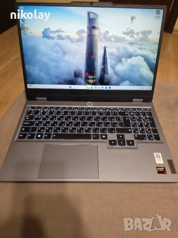 Лаптоп Lenovo LOQ 15AHP9, AMD Ryzen 7 8845HS, NVIDIA RTX 4050 6GB, снимка 2 - Лаптопи за игри - 52630608