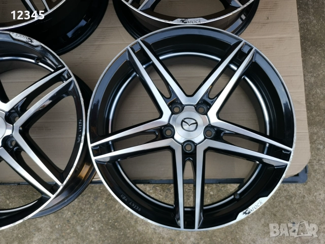 оригинален BROCK 19’’5x114,3 za mazda/мазда-№231, снимка 6 - Гуми и джанти - 51272095