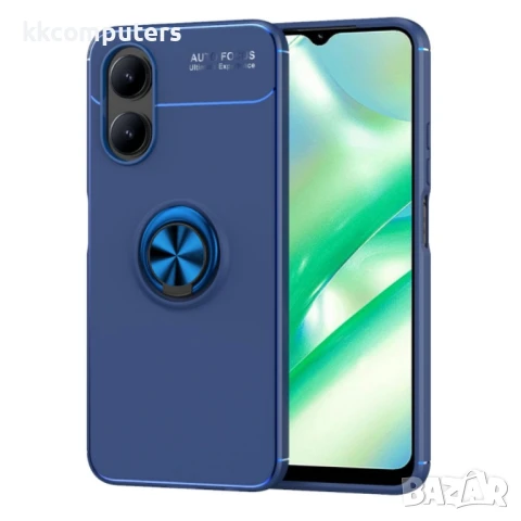 OPPO A17 Удароустойчив Metal Ring Калъф и Протектор, снимка 2 - Калъфи, кейсове - 50784157