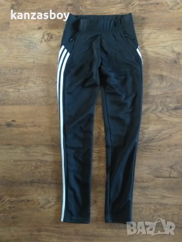 adidas Women's 3-Stripes Doubleknit Zipper Pants - страхотно дамско долнище КАТО НОВО, снимка 4 - Спортни дрехи, екипи - 37402933