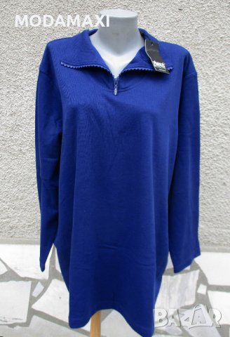 5XL  Нова  блуза Zhenzi с крсталчета, снимка 2 - Блузи с дълъг ръкав и пуловери - 39723357
