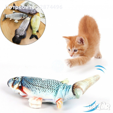3118 Мърдаща се рибка за котки, снимка 16 - За котки - 36398683