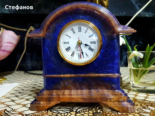 Настолен арт часовник, снимка 4 - Други стоки за дома - 53312094