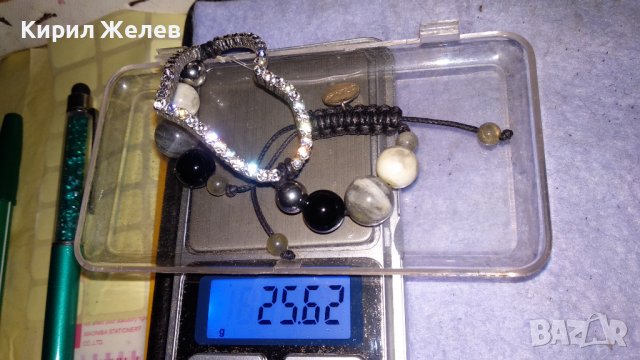 МАРКОВА СЪРЦЕВИДНА СРЕБРИСТА ХЕНД-МЕЙД ФЕШЪН АРТ ГРИВНА с ПОЛУСКЪПОЦЕННИ КАМЪНИ 34307, снимка 3 - Гривни - 38949097