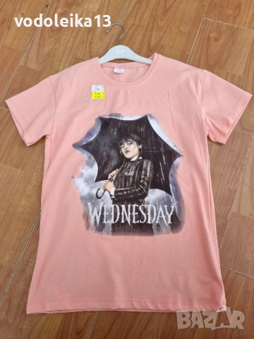 нова бананова тениска ,Wednesday,,с чадърче