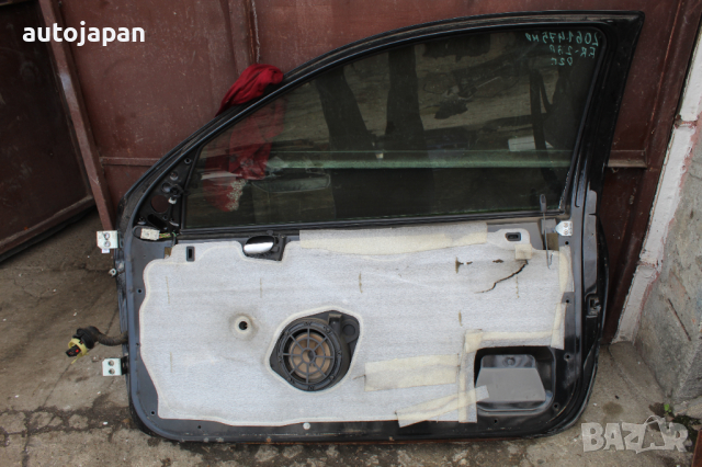 Предна черна дясна врата Пежо 206 1.4 75кс 2врати 02г Peugeot 206 1.4 75hp 2002, снимка 2 - Части - 44745910