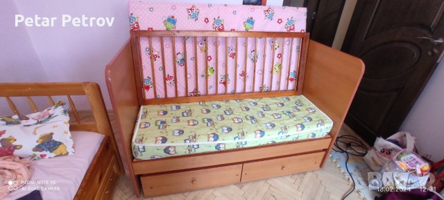 Продавам детско легло , снимка 1 - Бебешки легла и матраци - 44353976