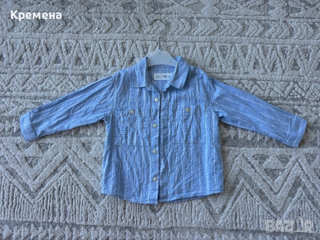 Лот 2 ризи и панталон Zara,панталон H&M, снимка 9 - Комплекти за бебе - 54333317