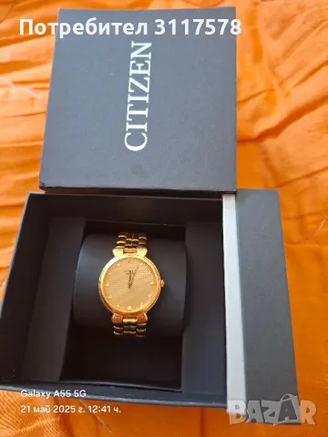 Citizen Gold Дамски отличен промо, снимка 3 - Други - 50373941