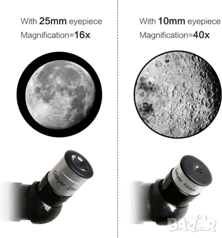 Астрономически телескоп 120Х, комплект статив, чанта, аксесоари, снимка 3 - Образователни игри - 49335929