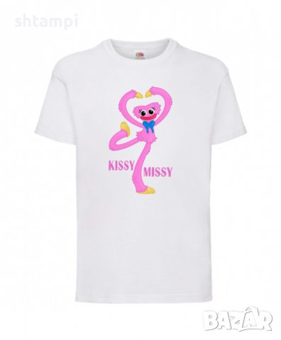 Детска Тениска Huggy Wuggy От Poppy Play Time Kiss Missy 2,Изненада,Подарък,Игра,, снимка 2 - Детски тениски и потници - 37209805