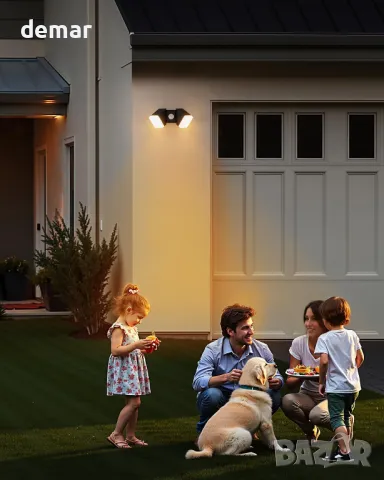 Combuh LED стенни лампи с вграден сензор за движение, снимка 8 - Лед осветление - 49822057