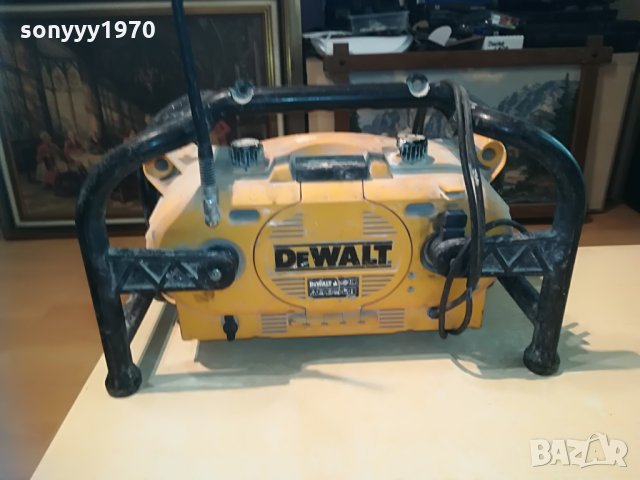 dewalt-строително радио-внос англия, снимка 13 - Ресийвъри, усилватели, смесителни пултове - 29145434