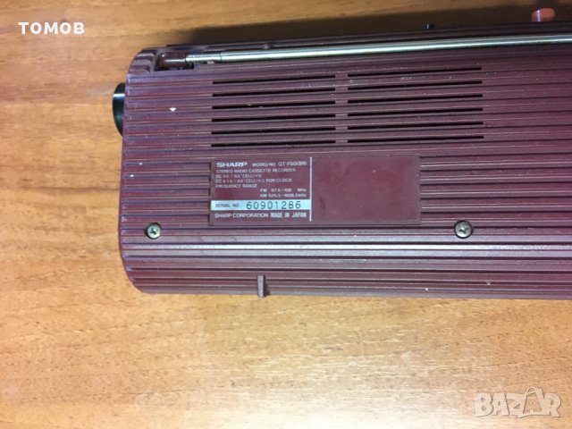 Sharp qt-f60 radio casette recorder дизайнерски модел, снимка 5 - Аудиосистеми - 31561200