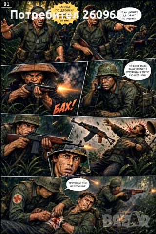 Комикс в PDF формат: "Виетнам" - "Новобранецът" - Том 1, снимка 8 - Списания и комикси - 55768844