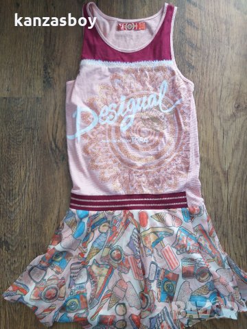 Desigual - страхотна юношеска рокля КАТО НОВА, снимка 6 - Детски рокли и поли - 33834412