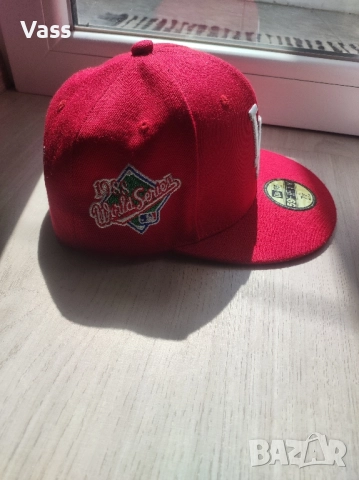 La red fitted cap NBA 59fifty , снимка 2 - Шапки - 51950648