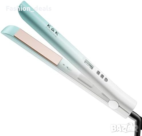 Нова Йонна преса за коса K&K плоча с керамично покритие от турмалин Прическа жени