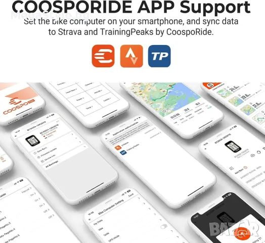Велокомпютър Coospo BC200, GPS, водоустойчив, 36 часа живот на батерията, 2.6" LCD, снимка 6 - Аксесоари за велосипеди - 55751583