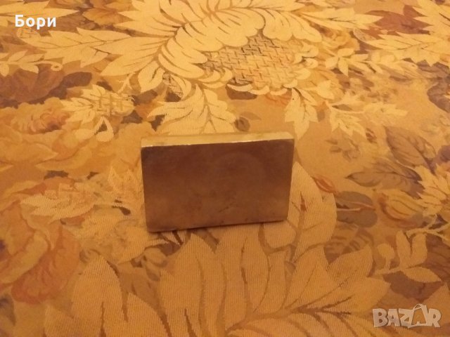 Метална тежест за хартия/подложка за печат, снимка 3 - Други ценни предмети - 30095287