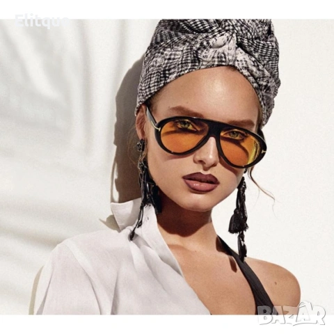 очила с черен обикновен калъф и ув защита tom ford 