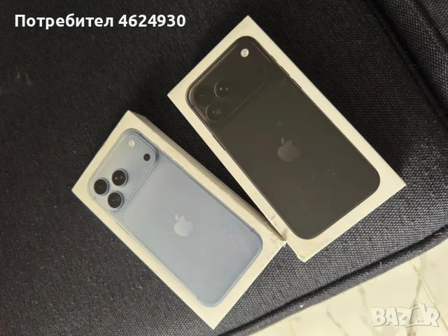 iphone 18 pro max 256gb син , черен