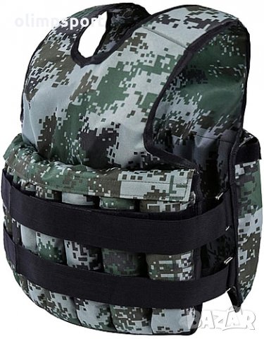 Тренировъчна жилетка за тежести 1-25 кг MAX нова  Комплектът включва празни торбички, които могат да