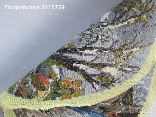 Ръчно шит Гоблен 35х27см., снимка 5 - Гоблени - 50303226