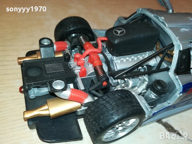 MERCEDES CLK-GTR 1/18 METAL-MAISTO-ВНОС GERMANY 3110230956, снимка 15 - Колекции - 42789497