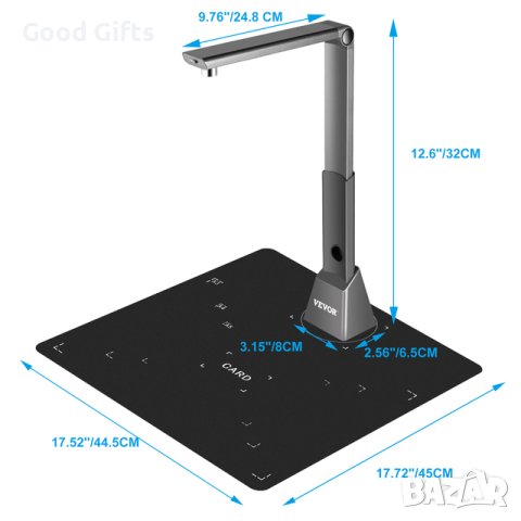HD Портативен скенер Камера за документи, 10MP, A3, снимка 6 - Друго - 40679517