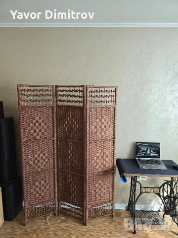 Параван от естествен ратан, снимка 6 - Паравани - 52428764