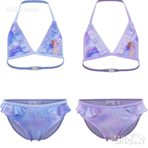 Цял бански за момиче с Елза и Анна Disney Frozen, снимка 1
