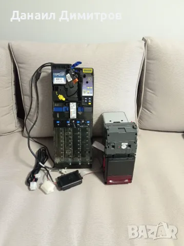 Евро,Euro Банкнотоприемащо устройство+монетен механизъм за Вендинг машини