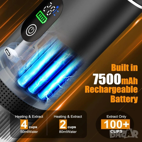 Нов Модел! Преносима еспресо кафемашина ,Nespresso, Dolce Gusto, кафе, снимка 8 - Кафемашини - 54178870