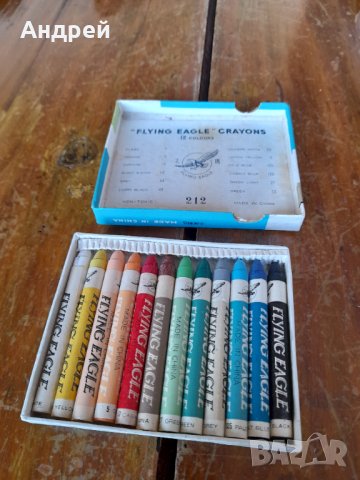 Стари пастелни бои,боички Crayon #2, снимка 2 - Други ценни предмети - 38561528