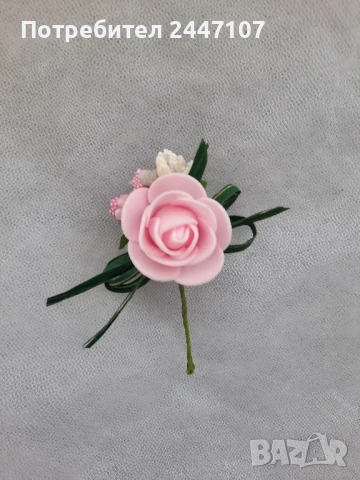 Бутониери за сватба, снимка 3 - Сватбени аксесоари - 50664569