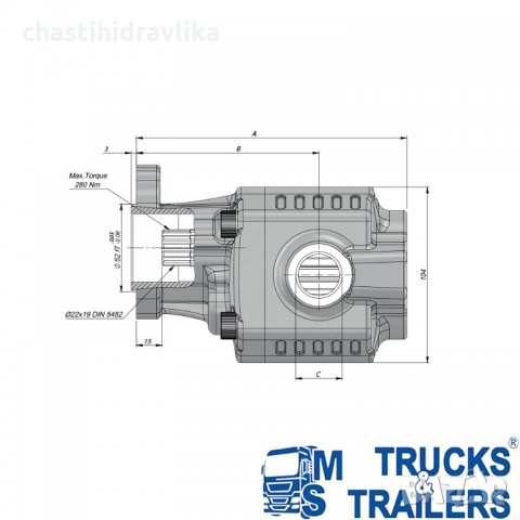 Зъбна помпа 25л, снимка 4 - Части - 33902841